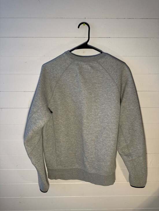 Nike Sportswear Tech Fleece Men's Crewneck Sweatshirt - Dark Grey Heather - Picture 2 of 3